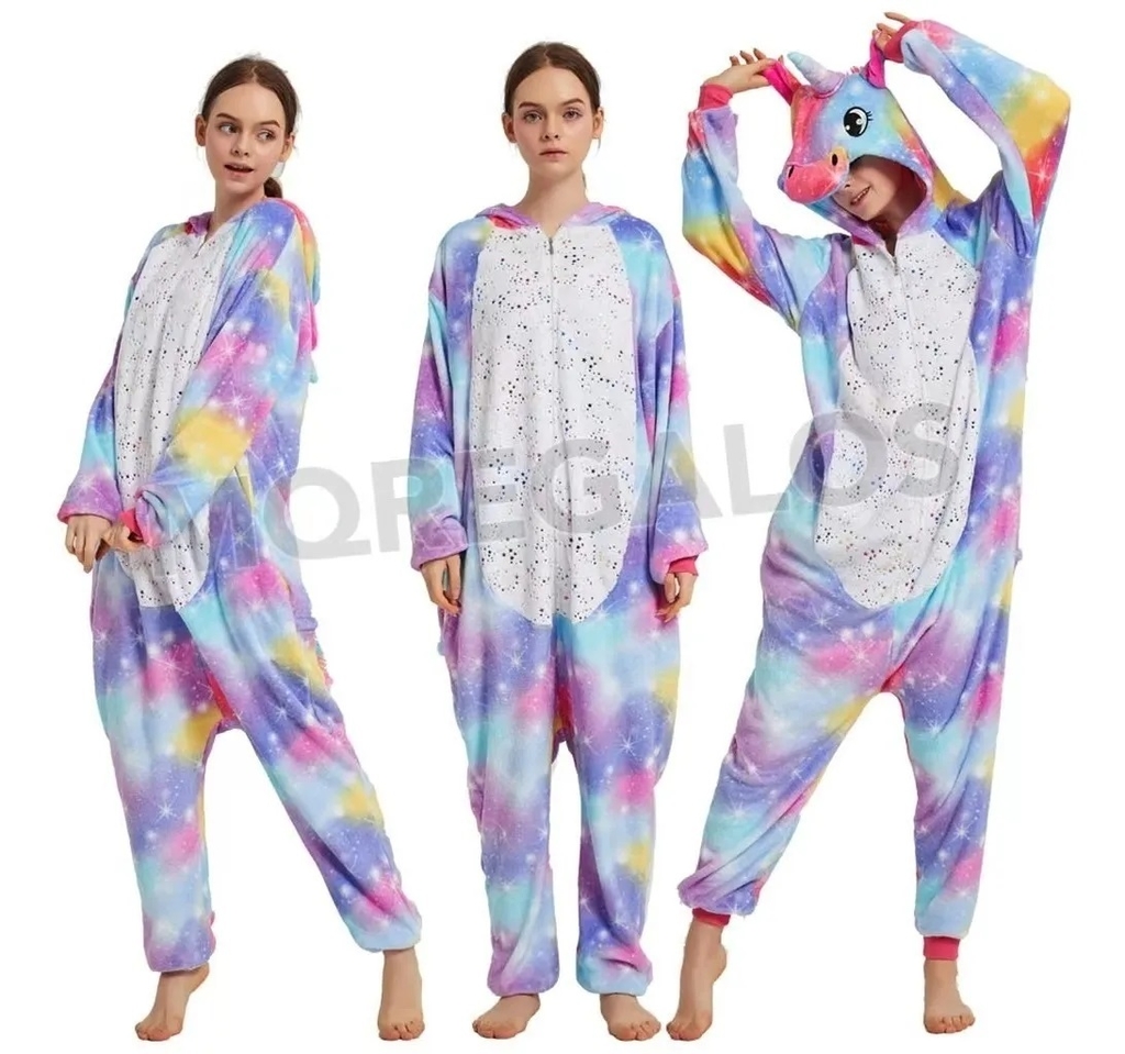Pijama Disfraz Unicornio Kigurumi Plush Adultos