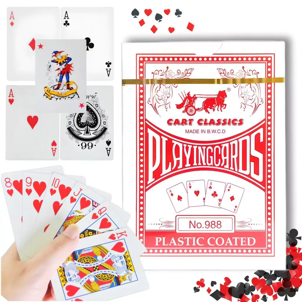 Mazo Cartas De Poker O Magia Playing Cards Baraja 54 Naipes