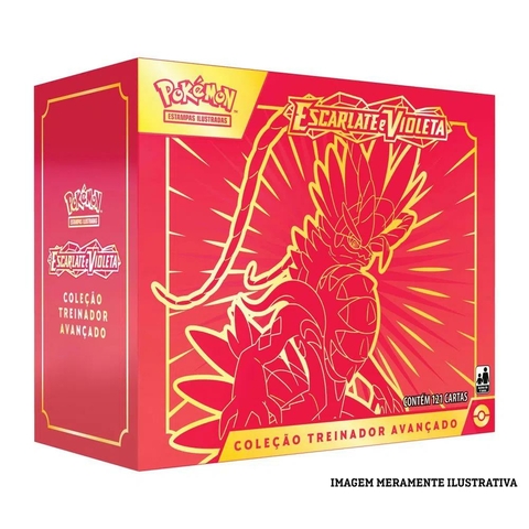 Box de Cartas Pokémon - Calyrex Vmax - Batalha de Liga Pokémon