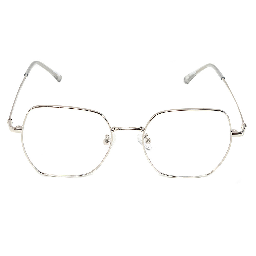 Armação Para Óculos De Grau Quadrado Prata TRI028 Triton Eyewear