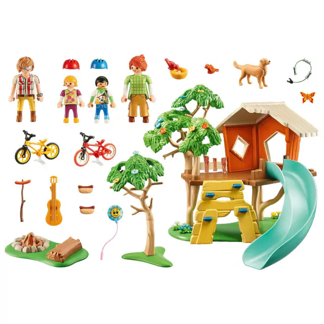 Aventura en la Casa del Árbol con Tobogán de Playmobil - 71001