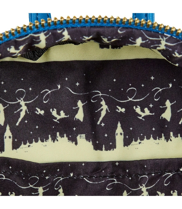 Loungefly Mini Mochila Peter Pan Clock Glow in the Dark