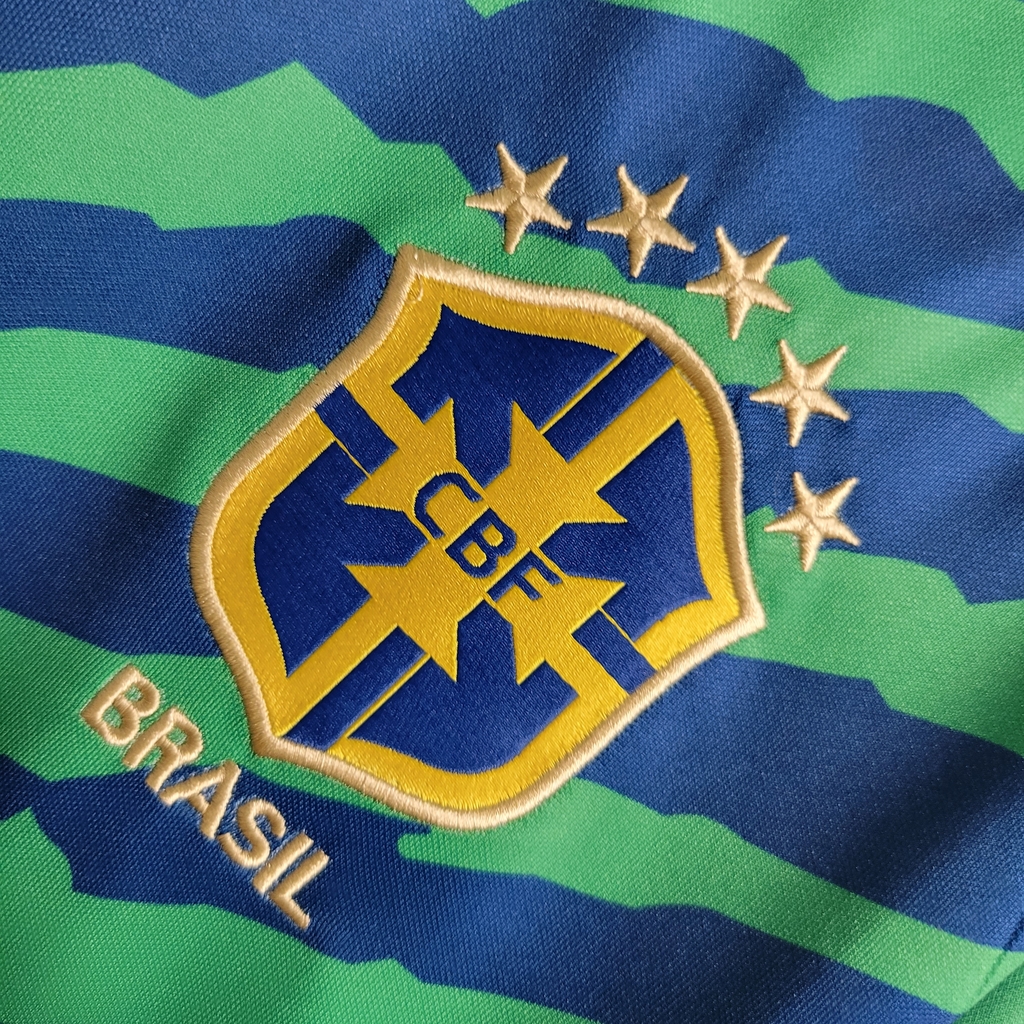 Camisa Seleção Brasileira Verde Pré-Jogo Nike
