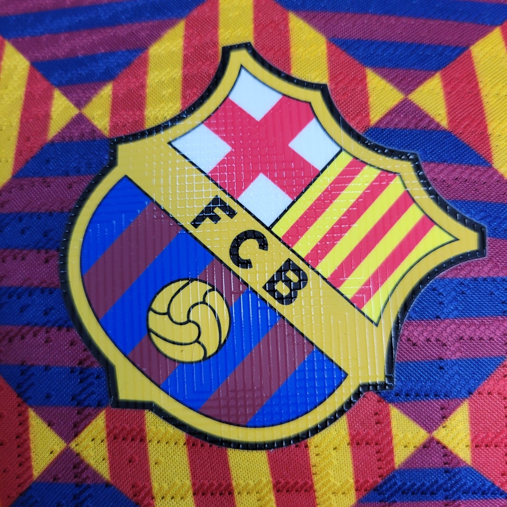 Camisa Barcelona Pré-Jogo 2023/24 Nike x Patta Torcedor Masculina
