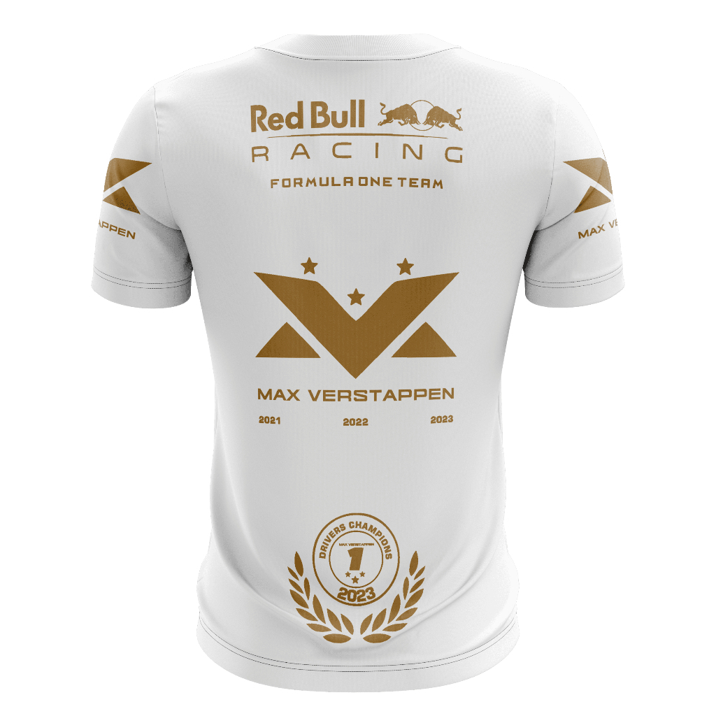 Camisa Max Verstappen Tricampeão Mundial