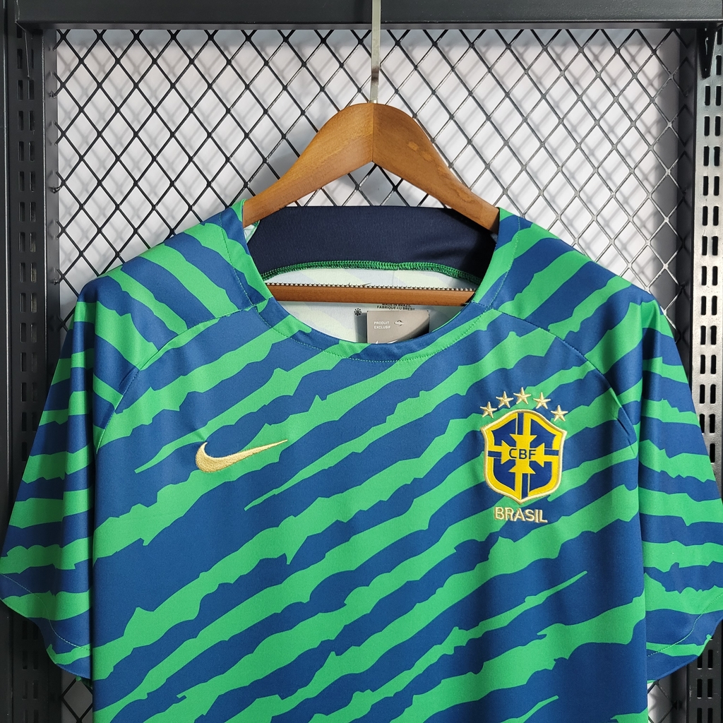 Camisa Seleção Brasileira Verde Pré-Jogo Nike