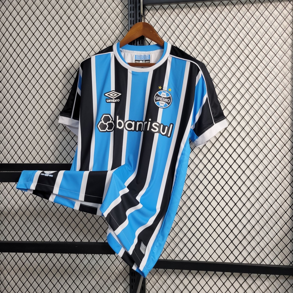 Gremio Home Jersey Soccer Football - 2023 2024 Umbro Brazil