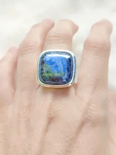 Anillo Sodalita cuadrado xl en internet
