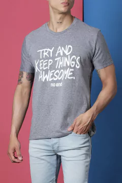 REMERA TRY AND KEEP THINGS (37286) - tienda online
