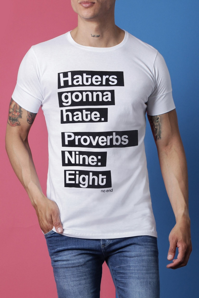 REMERA HATERS GONNA HATE (37243) - No End MAYORISTA