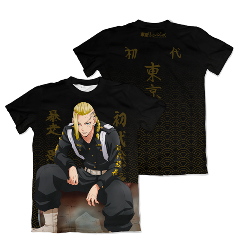 Camisa Manga Longa Uniforme Caçador de Oni - Demon Slayer - Black