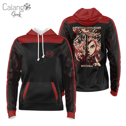 MOLETOM UNIFORME CAÇADOR DE ONI - DEMON SLAYER - BLACK