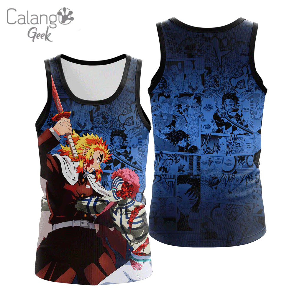 Camiseta Demon Slayer - Akaza Vs Rengoku