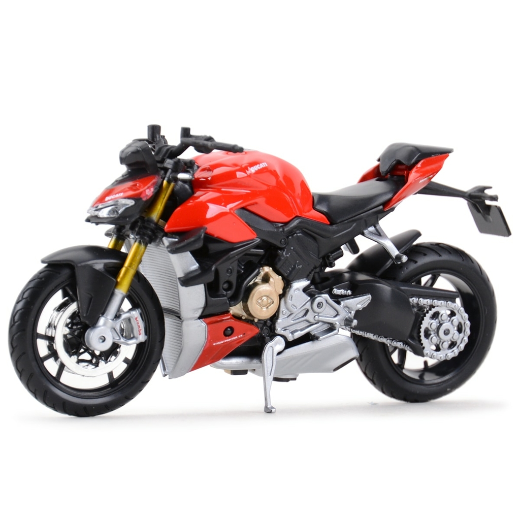 YAMAHA R1 Diecast Motocicleta Modelo, vermelho, preto, 1:18 Escala