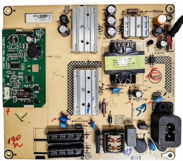 Carte D'alimentation Philips 55PUS6753 - 715G9309-P01-000-003S