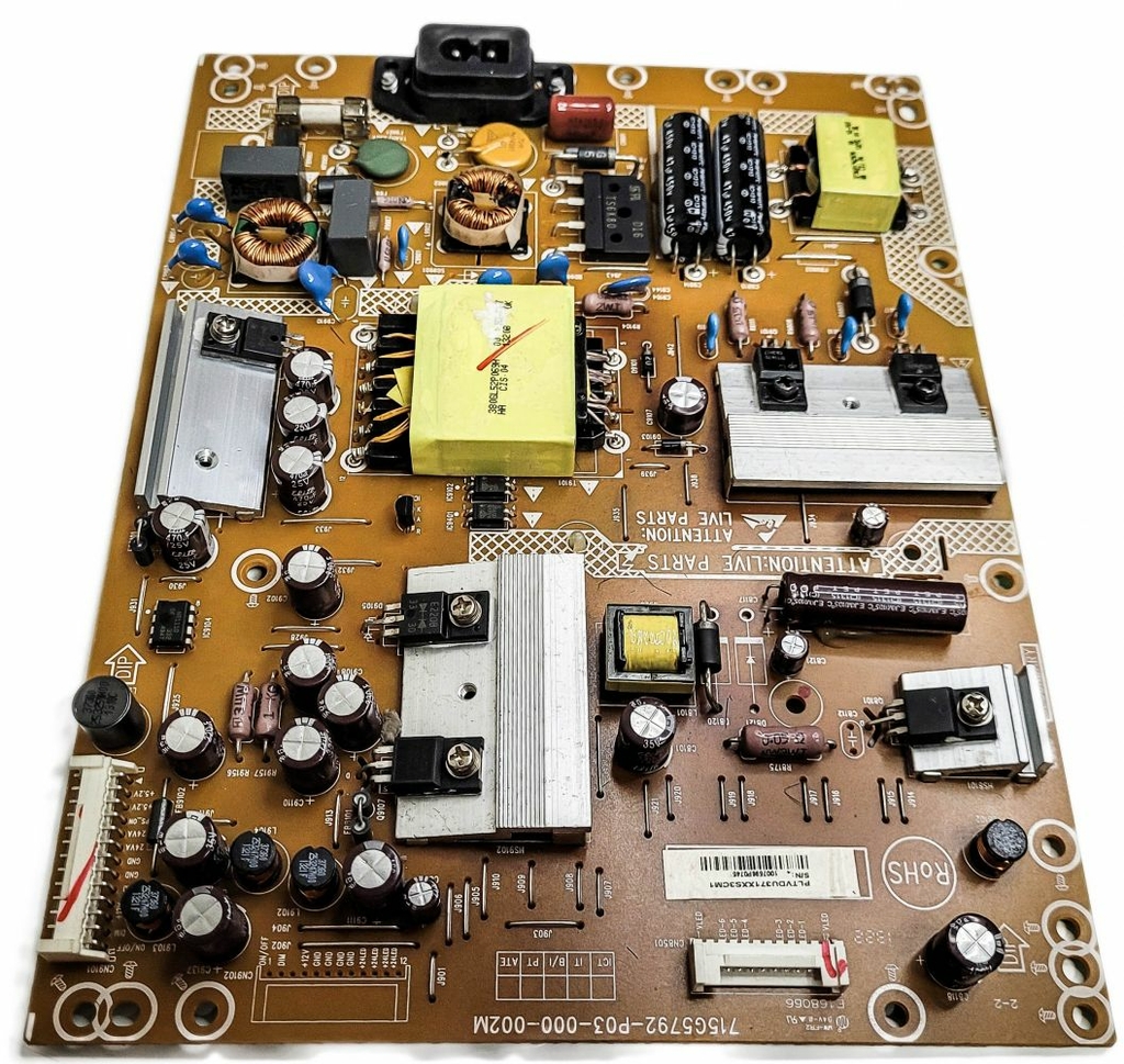 PIECES DETACHEES: Carte d'alimentation Tv Philips 50PUS8897/12 715GC529-P02- 000-B03R PLTVLY421XAH1 MSP500501 - D'occasion en très bon état