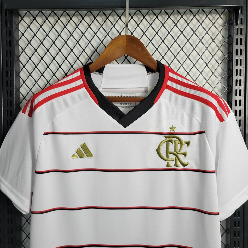 Camisa Flamengo II 21/22 - Masculino Torcedor - Branco/Vermelho