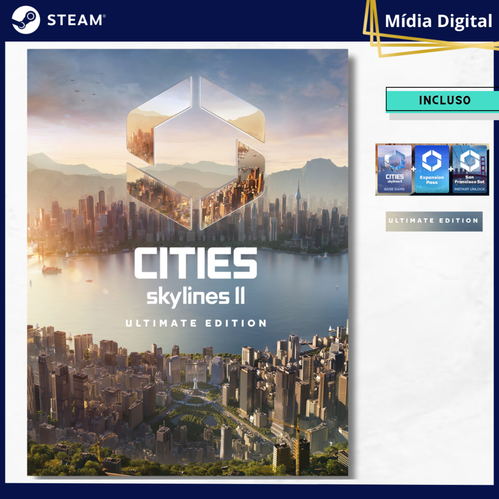 Cities Skylines  STEAM - PC - Jogo Digital