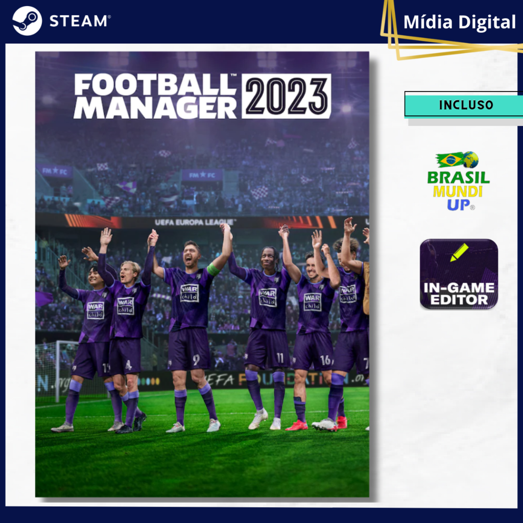 Football Manager 2023 - Com Editor e Brasil Mundi UP