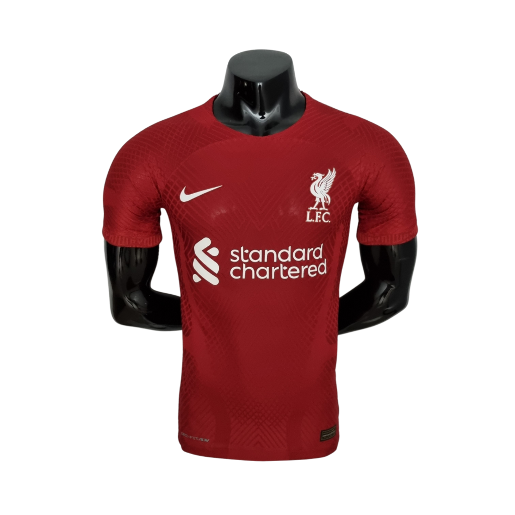 Camisa Liverpool Pré Jogo 22/23 Nike Champions League Masculina