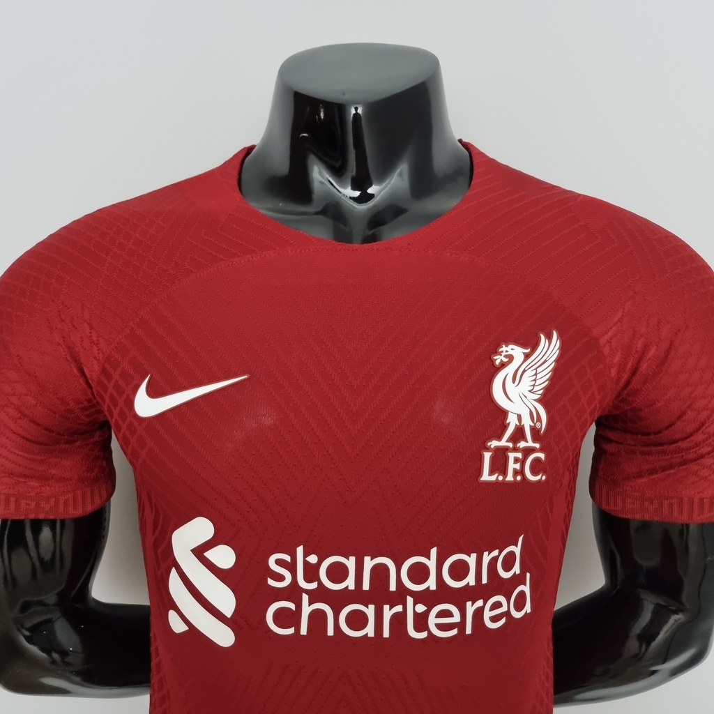 Camisa Liverpool Pré Jogo 22/23 Nike Champions League Masculina