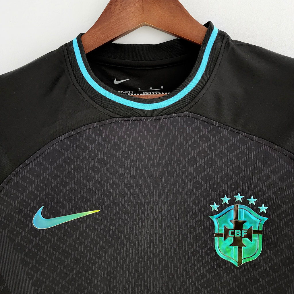 Camisa Seleção Brasileira - Torcedor Nike Masculina - Branca com Azul