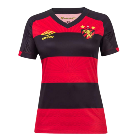 Camisa Sport Recife 1 Home 22/23 Torcedor Umbro Massculina - Vermelho e  Preto