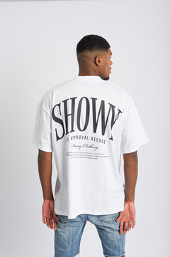 REMERA SHOWY NO APPROVAL WHITE - SHOWY CLOTHING