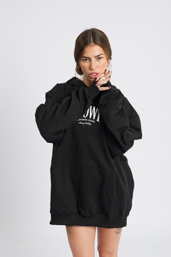 HOODIE SHOWY NO APPROVAL BLACK - SHOWY CLOTHING