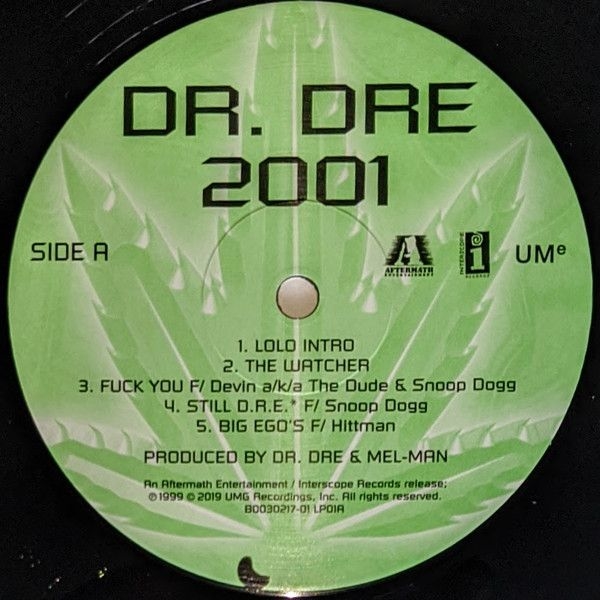 Dr. Dre: 2001 Vinyl 2LP