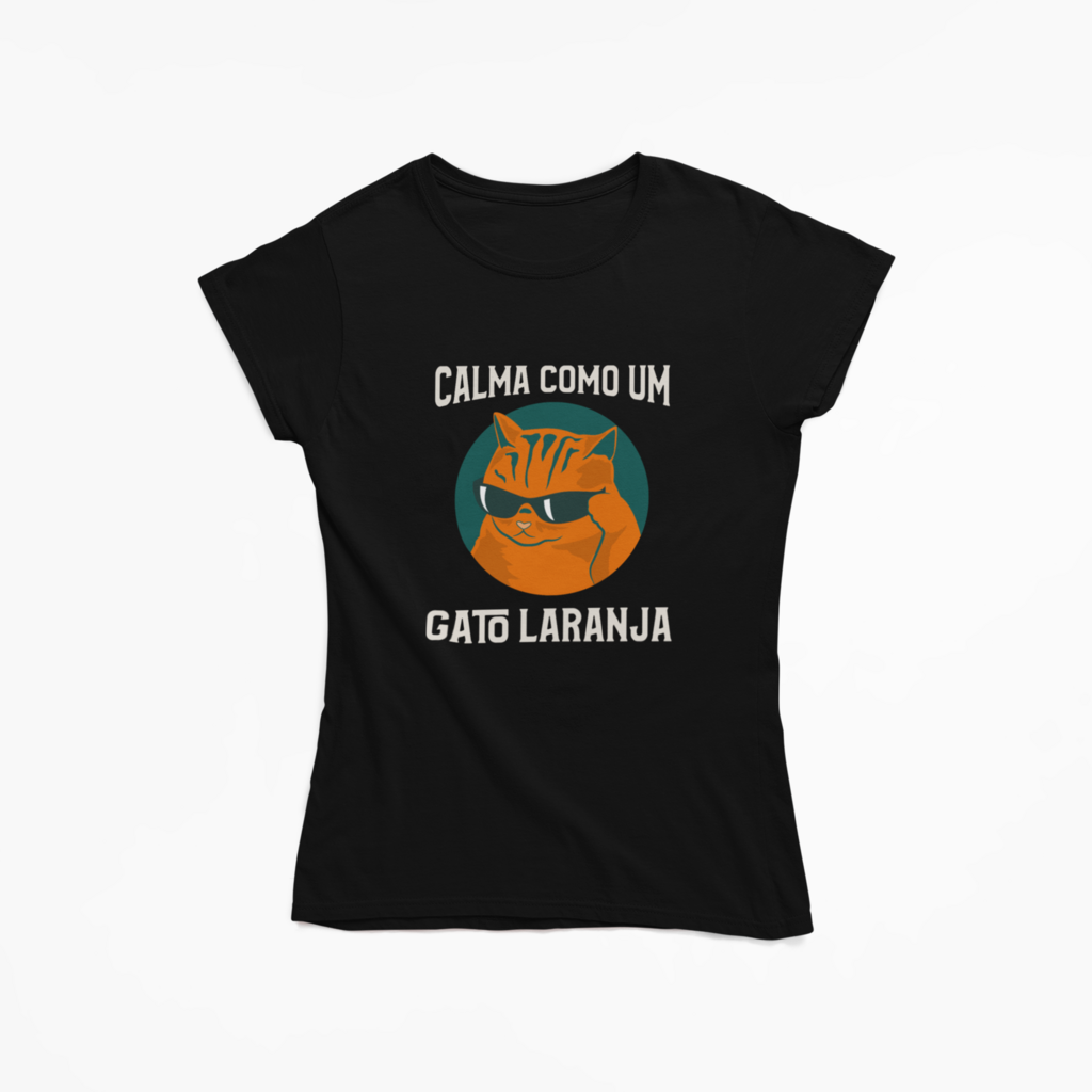 Blusa para Cachorros e Gatos Gatinho Laranja