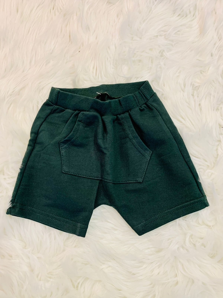 Conjunto Regata E Short Tactel Dinossauro Jurassic Period Verde