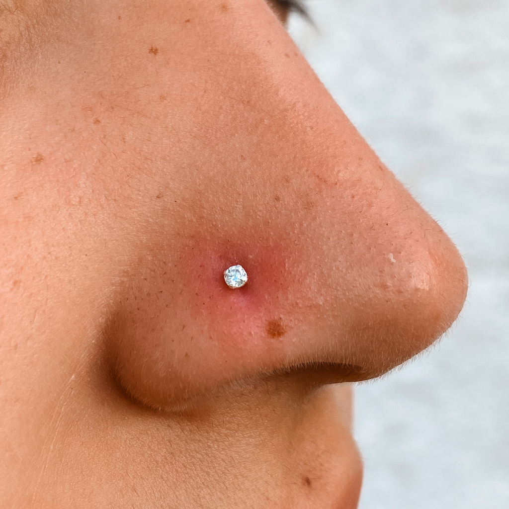 Piercing Argolinha Nariz - Nuvem de Prata