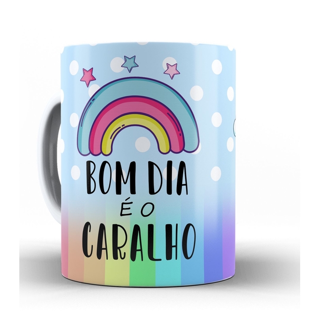 Caneca personalizada bom dia é o caralho xicara mágica Caneca personalizada bom dia é o caralho xicara mágica