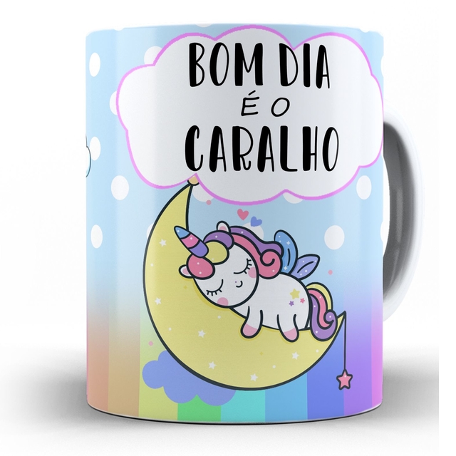 Caneca personalizada bom dia é o caralho xicara mágica Caneca personalizada bom dia é o caralho xicara mágica