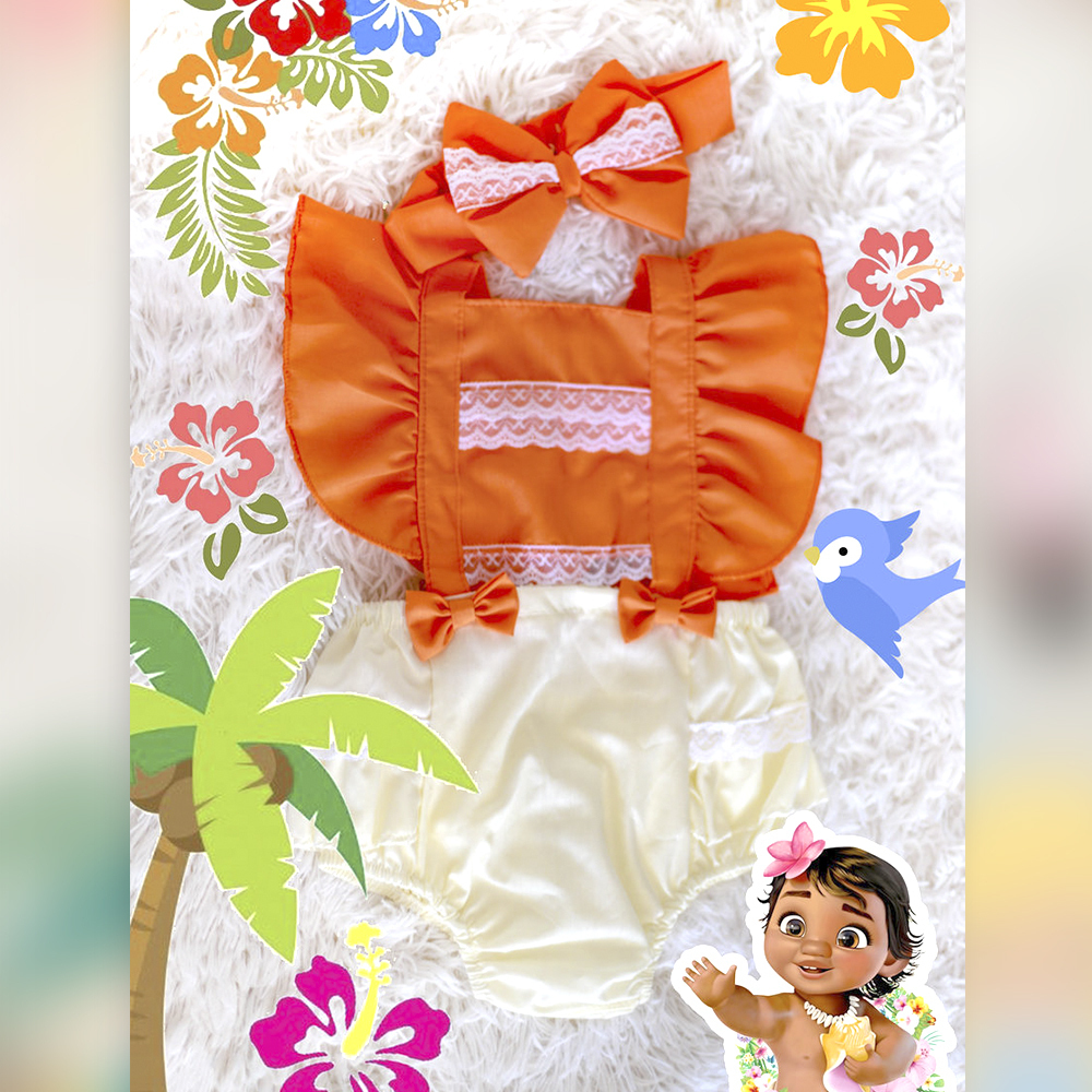 Conjunto Moana Baby Rn à 3 Anos