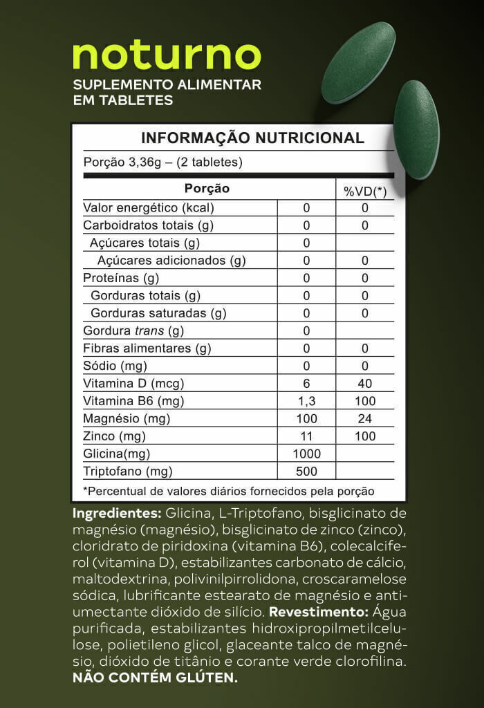 suplemento alimentar noturno