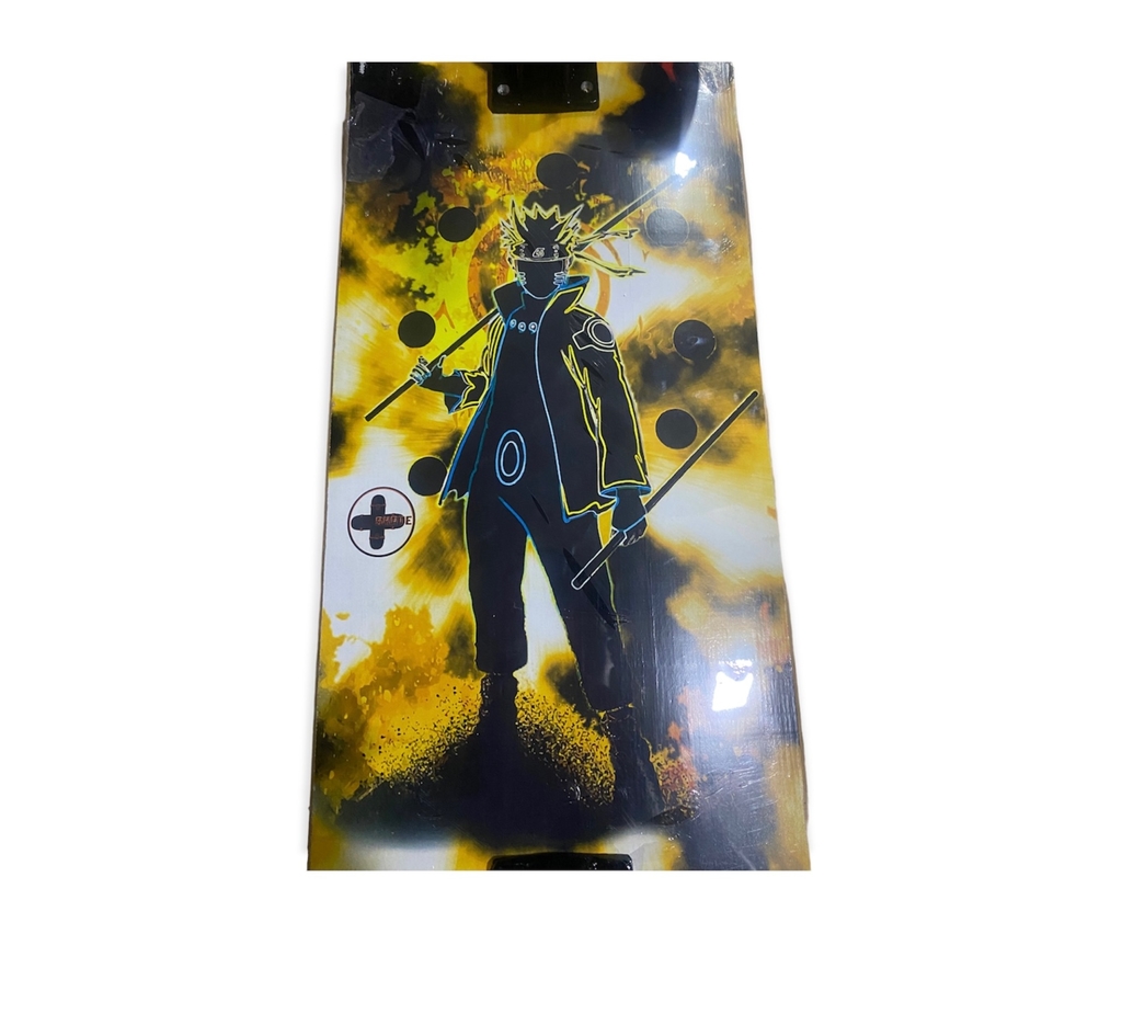 Skate Montado Anime Naruto Semi Profissional Completo - Envio Imediato