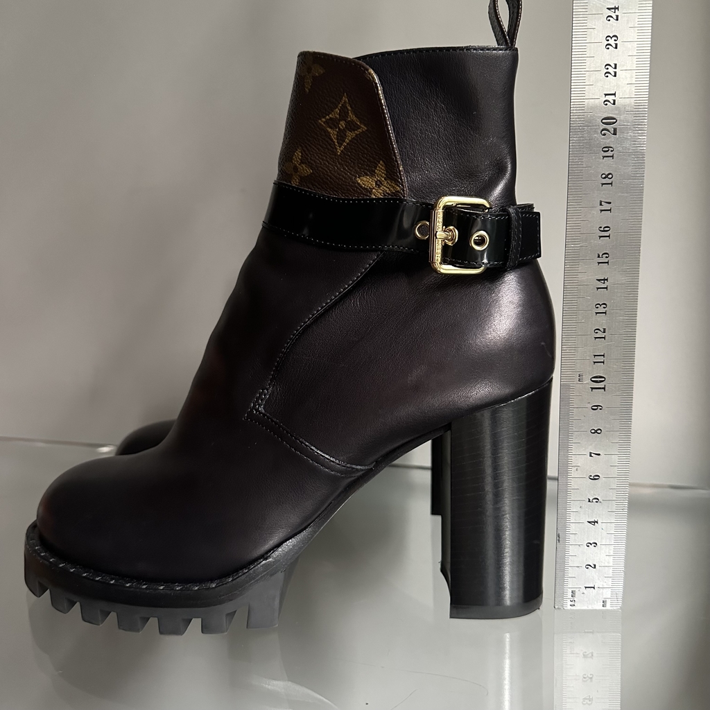 bota estilo meia louis vuitton