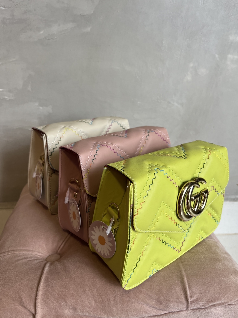 Bolsa Gucci Super Mini Rosa