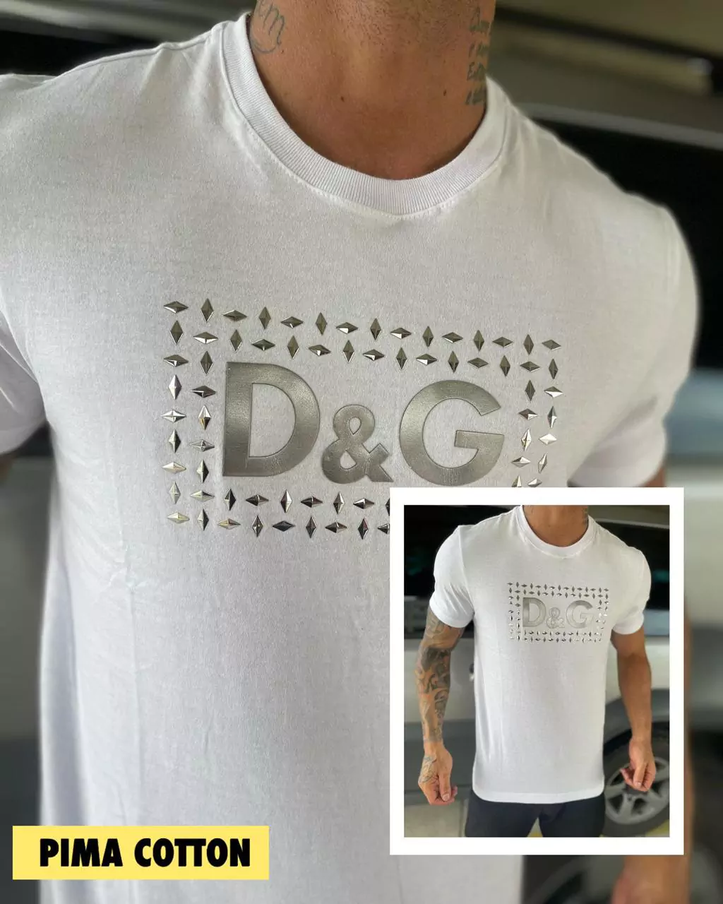 Camiseta Dolce G. BRANCA - Comprar em BIM ATACADO