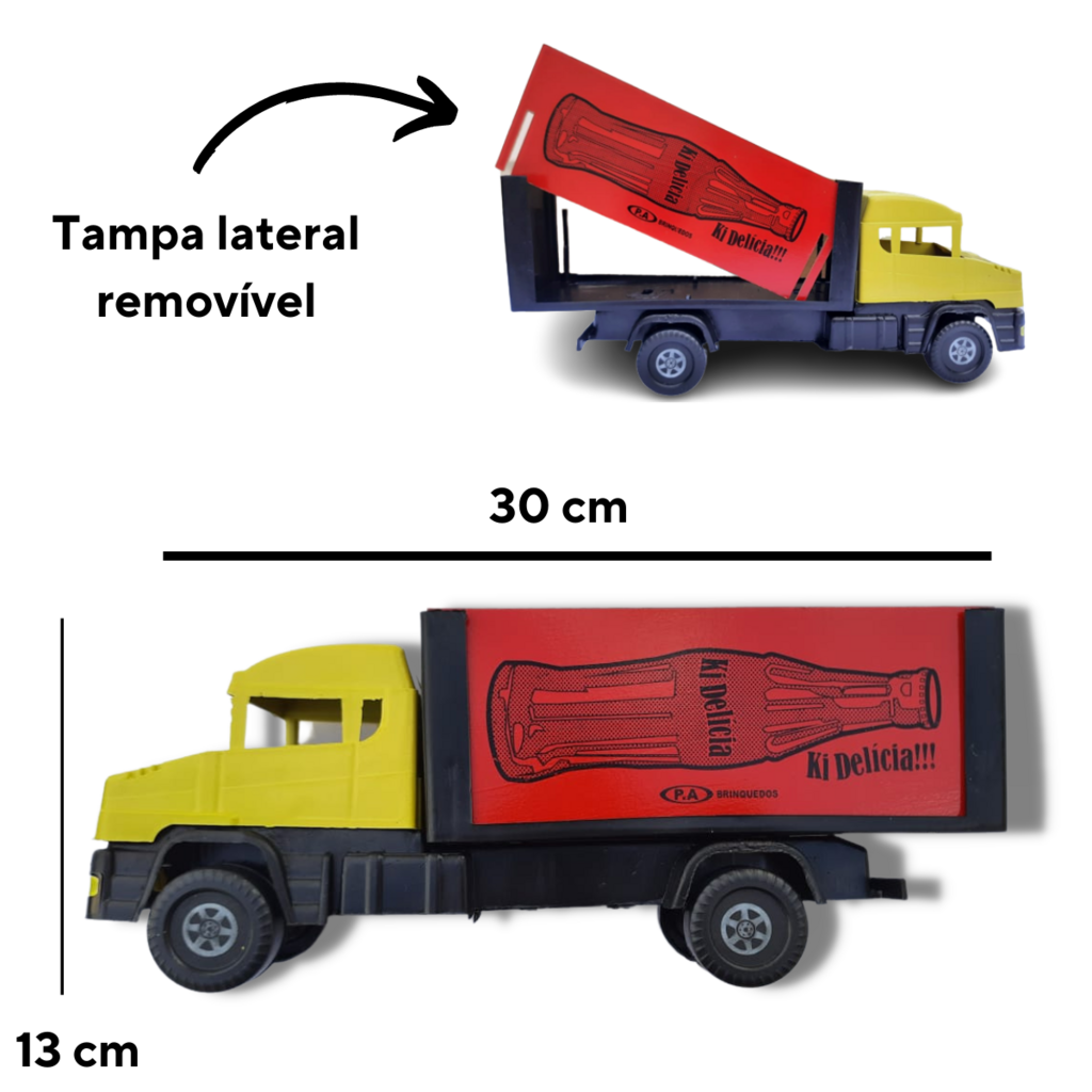 Kit de Caminhões com Trator de Brinquedo