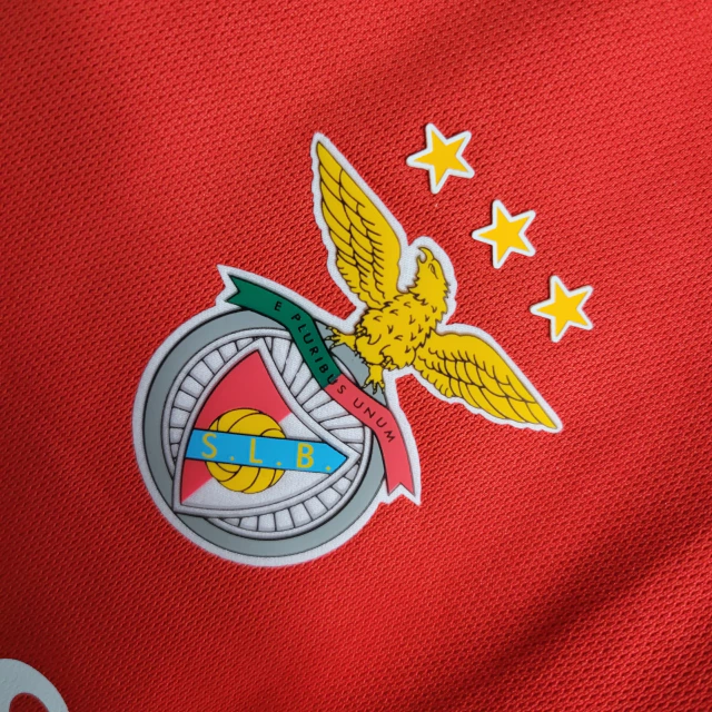 Conjunto Infantil Adidas Benfica I 2023/24 - Vermelho