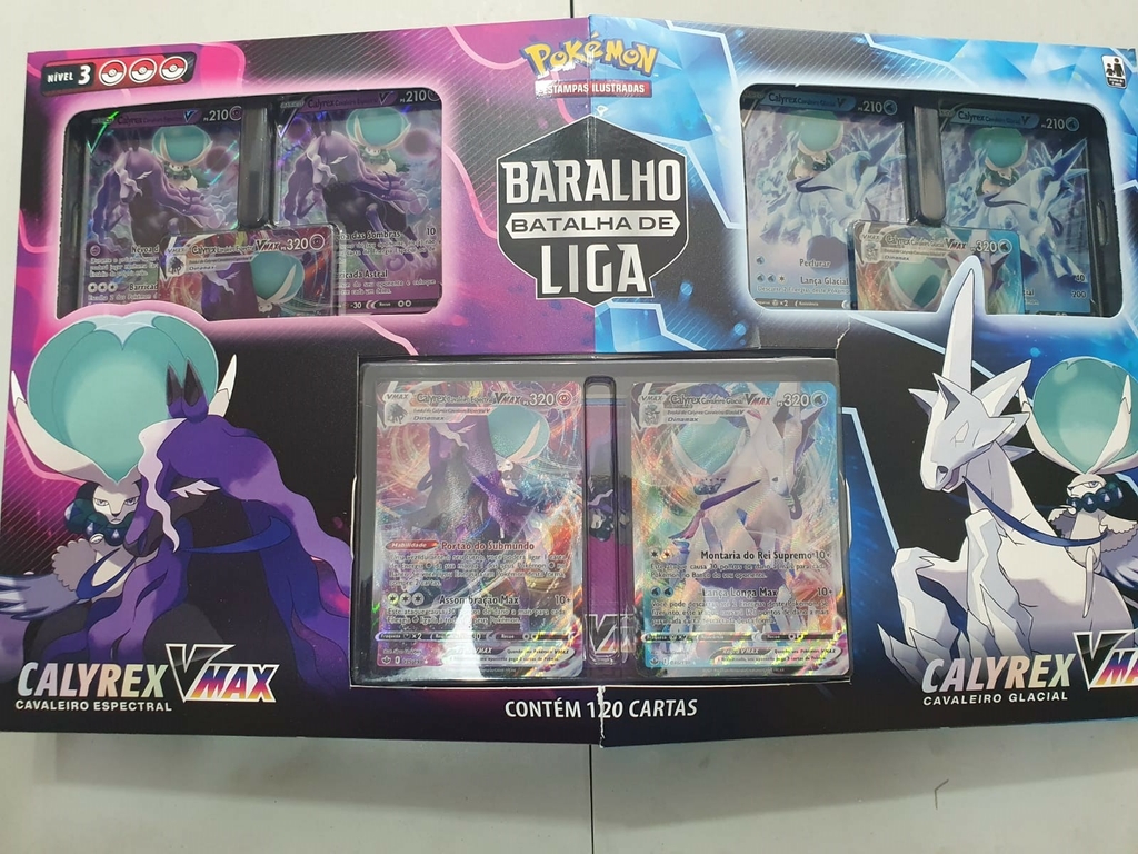 Batalha de Liga Pokemon - Calyrex Espectral vs Glacial VMAX