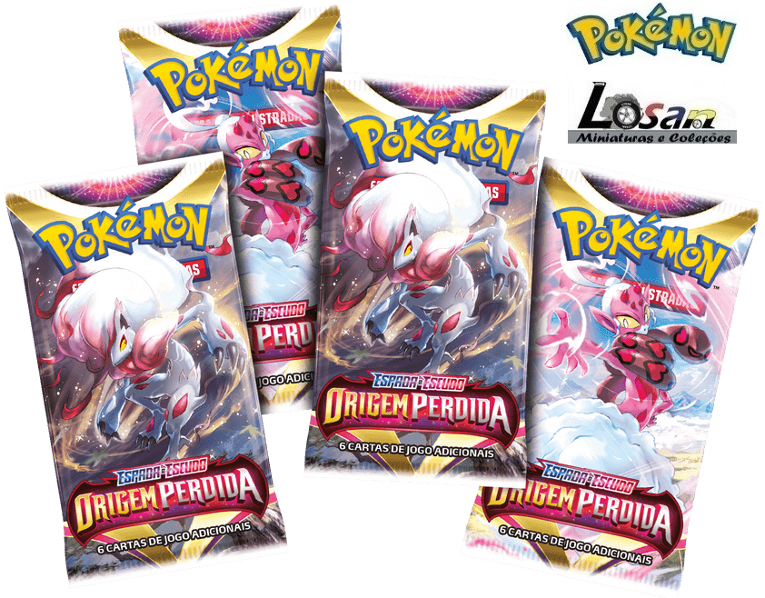 Booster Pacote de Cartas Pokémon com Ultra Rara (V ou GX) Garantida só Pokémon  Lutador