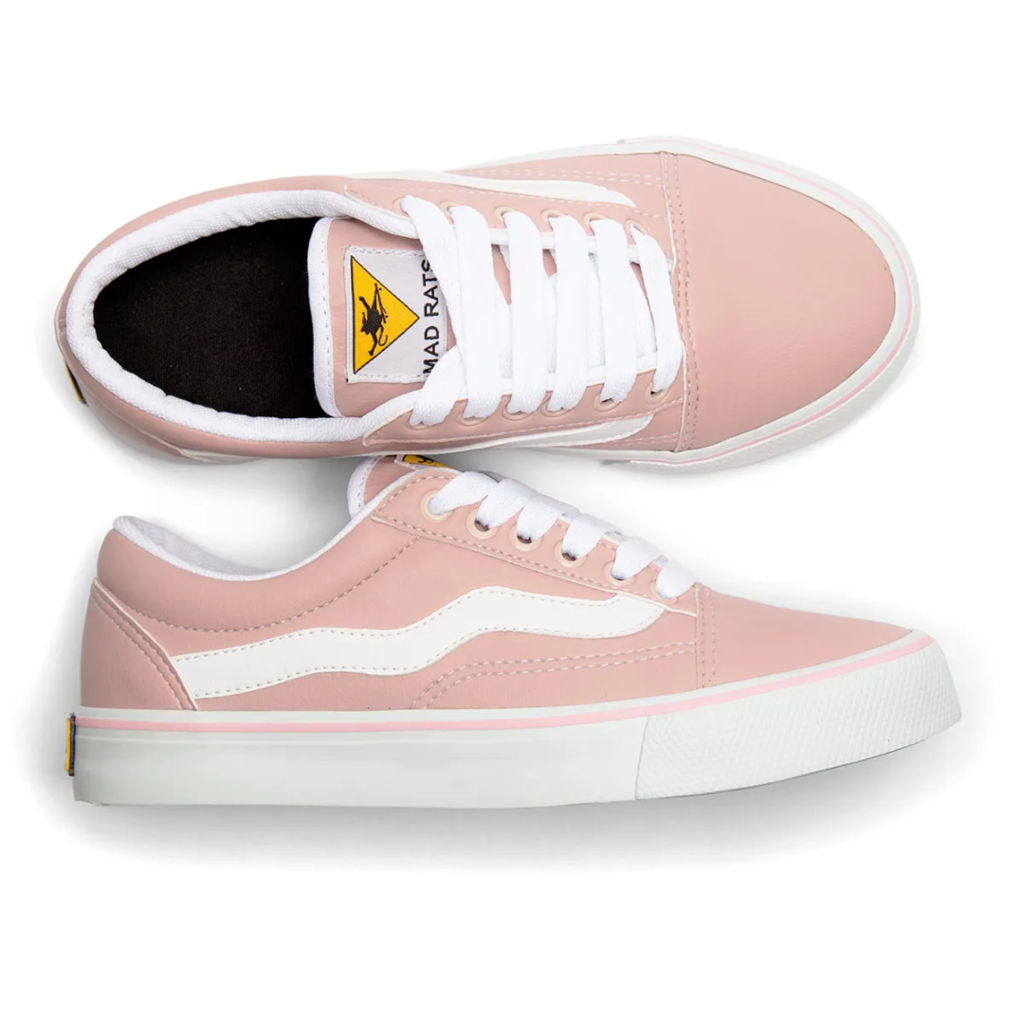 Seu Estilo, Sua Cor: Tênis Old Skool Rosa Mad Rats