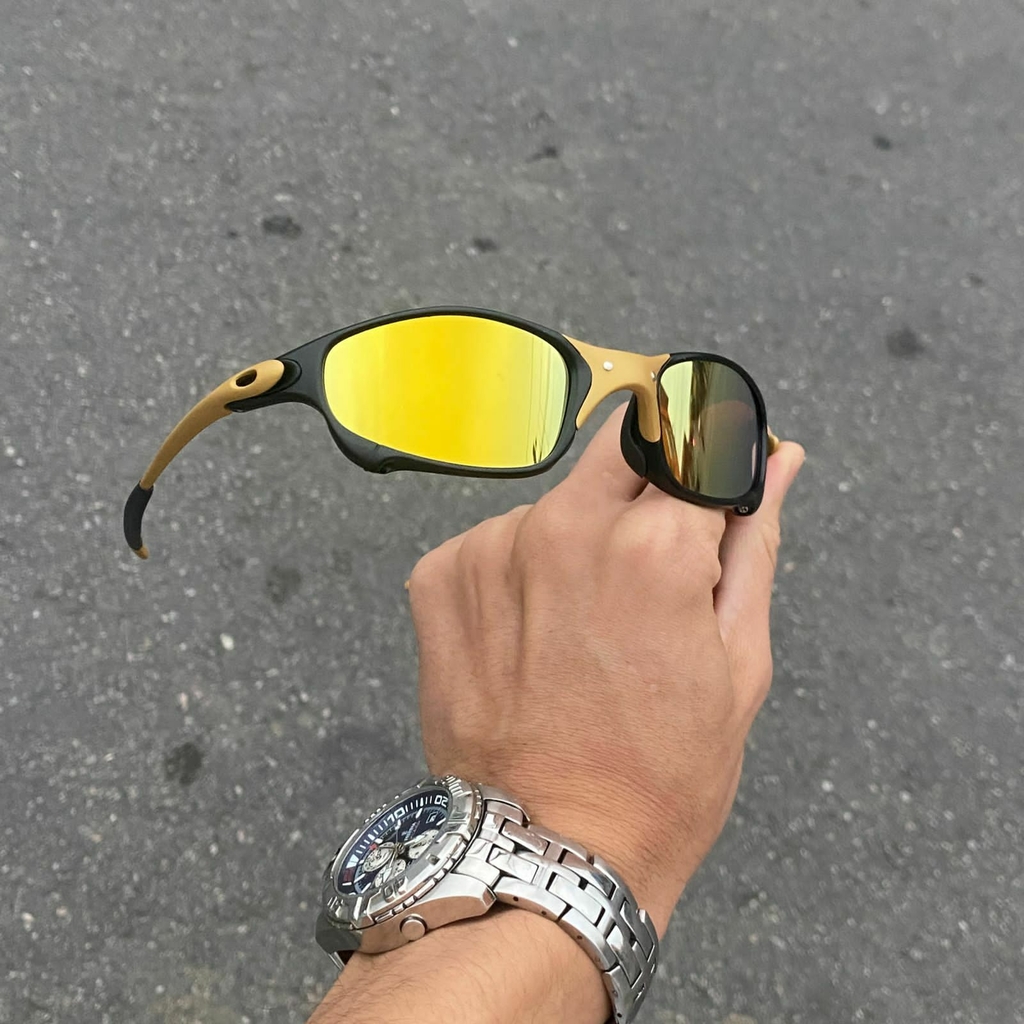 JULIET CORVETTE ARO CARBON LENTES GOLD - Bl Multimarcas