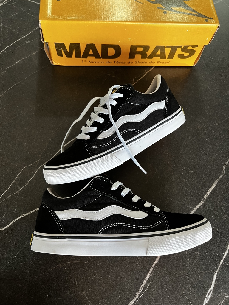 Tênis Mad Rats Old School Todo Black - Look Style