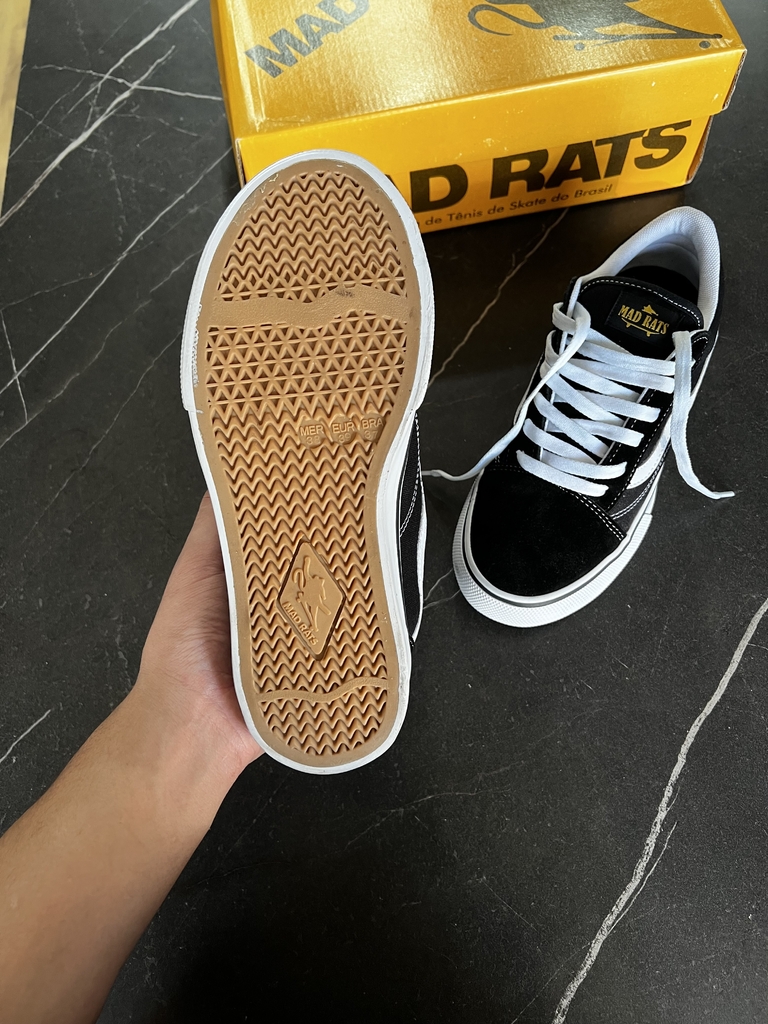 TÊNIS MAD RATS - OLD SCHOOL AMARELO E PRETO