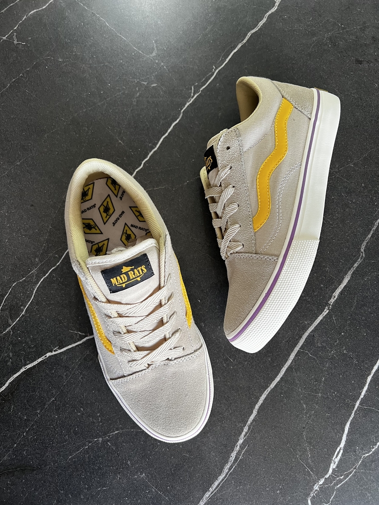 Tênis Mad Rats Old School Preto/ Amarelo